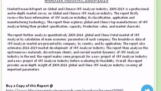 Latest Global and China XRF Analyzer Industry Research Report and Forecast to 2019