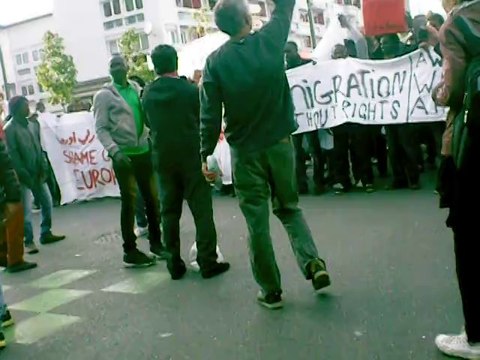manifestation des communautés de réfugiés à Calais 5
