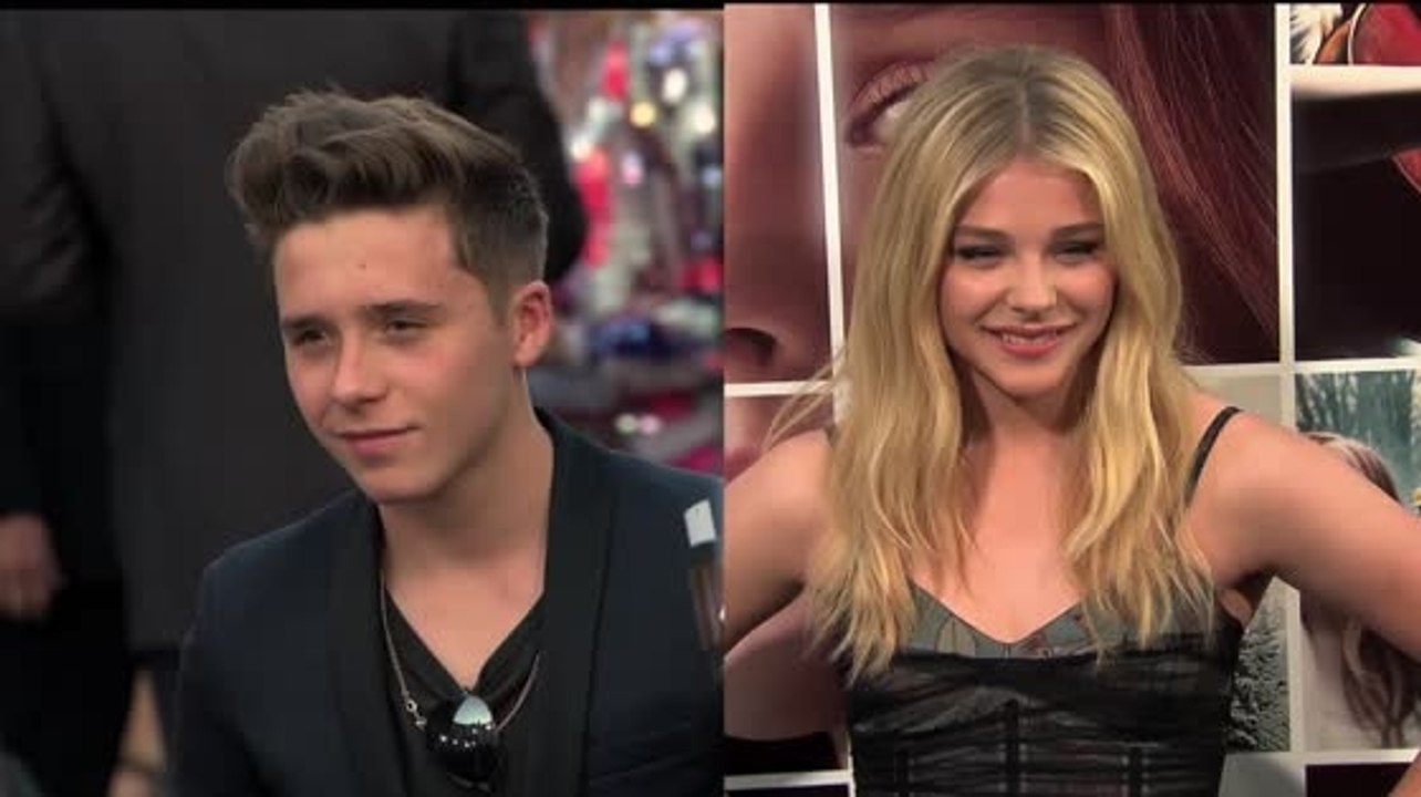 Brooklyn beckham unterstützt chloe moretz bei der if i stay premiere