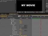 Tuto After Effects - Text Blur