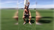 Sergio Ramos nominates Carlo Ancelotti Ice Bucket Challenge