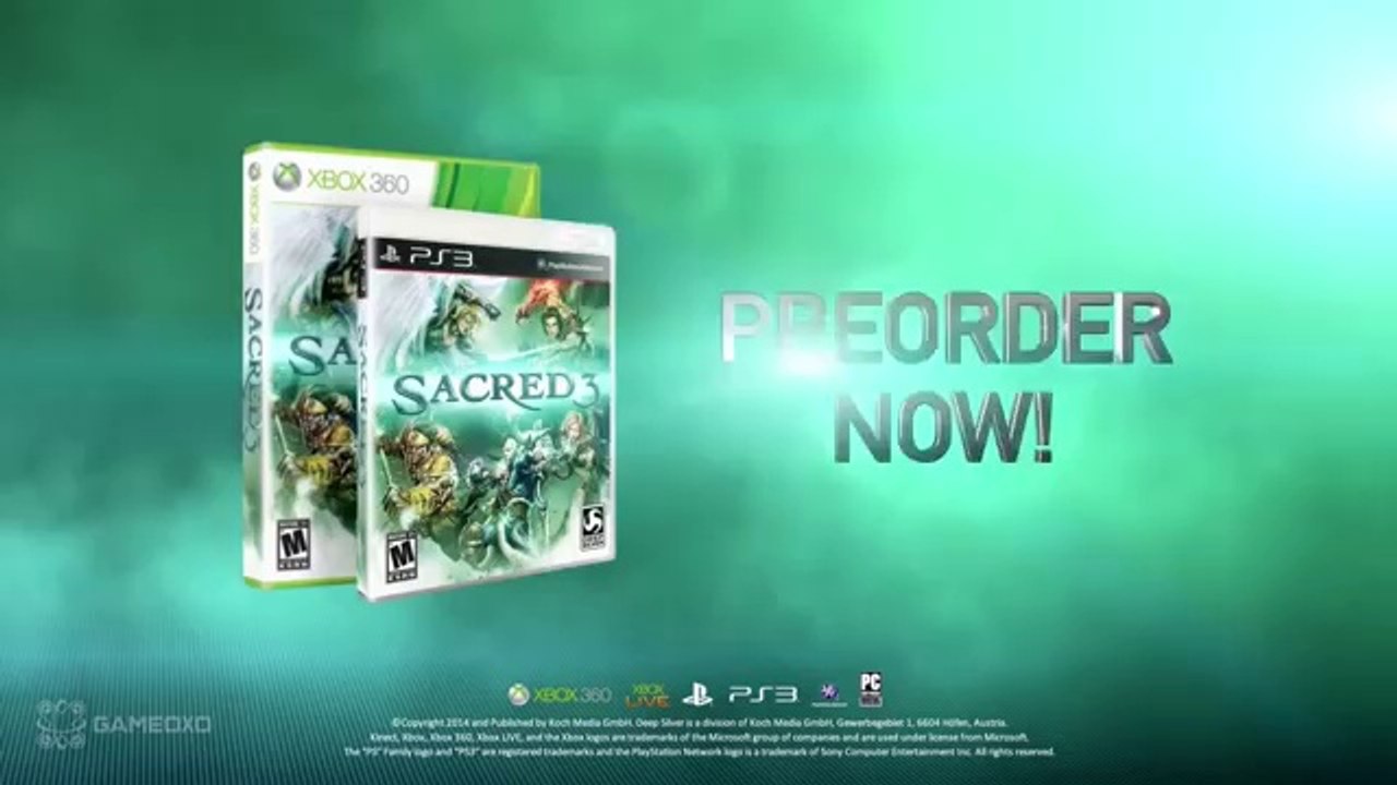 PS3 Games - Sacred 3 - Official CGI Trailer (HD 1080p) PC PS3 Xbox 360 English