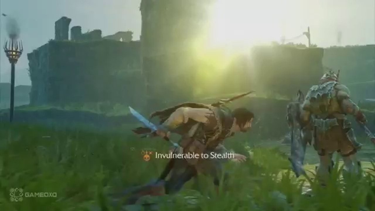 PS4 Games - Shadow of Mordor Gameplay (The Wraith) Sony PlayStation 4 HD 1080p