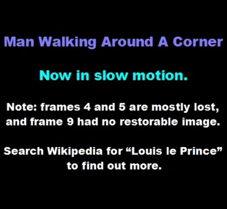 Man Walking Around A Corner