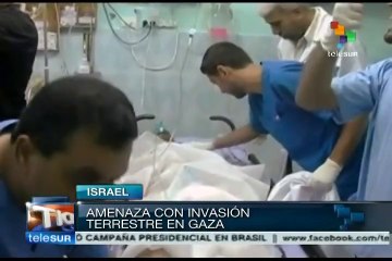 Israel amenaza con invasión terrestre a Gaza