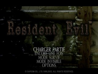 Resident Evil (REmake)(NGC): Mode Invisible, en Difficile, avec Chris, Meilleure Fin [1] Chris l'fou