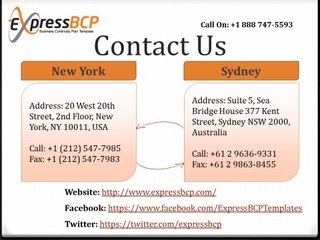 What makes a good Disaster Recovery Plan Template