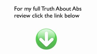 Truth About Abs Review -- Don#39;t Waste Your Money