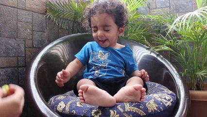 babies expressions while eating lemon