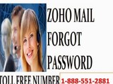 Zoho Mail Password Recovery| 1-888-551-2881|Password Change|Reset Password|Hack Account