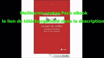 Telecharger La part du colibri: L’espèce humaine face à son devenir PDF – Ebook Gratuitement