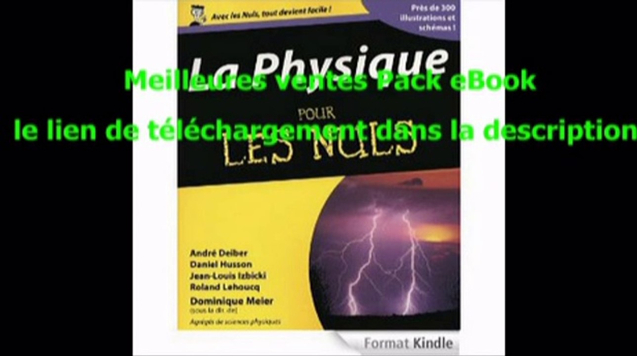 Telecharger La Physique Pour les Nuls PDF – Ebook Gratuitement