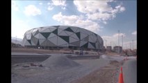 Türkiye'nin en yeni stadı futbol topu şeklinde