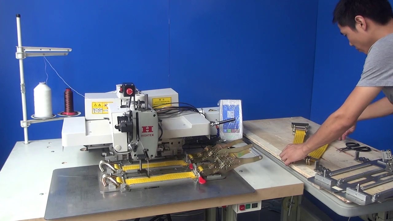 high productivity automatic sewing machine for cargo lashing straps and ratchet tie down