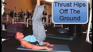 Truth About Six Pack Abs Exercise Example Lying Leg Raise