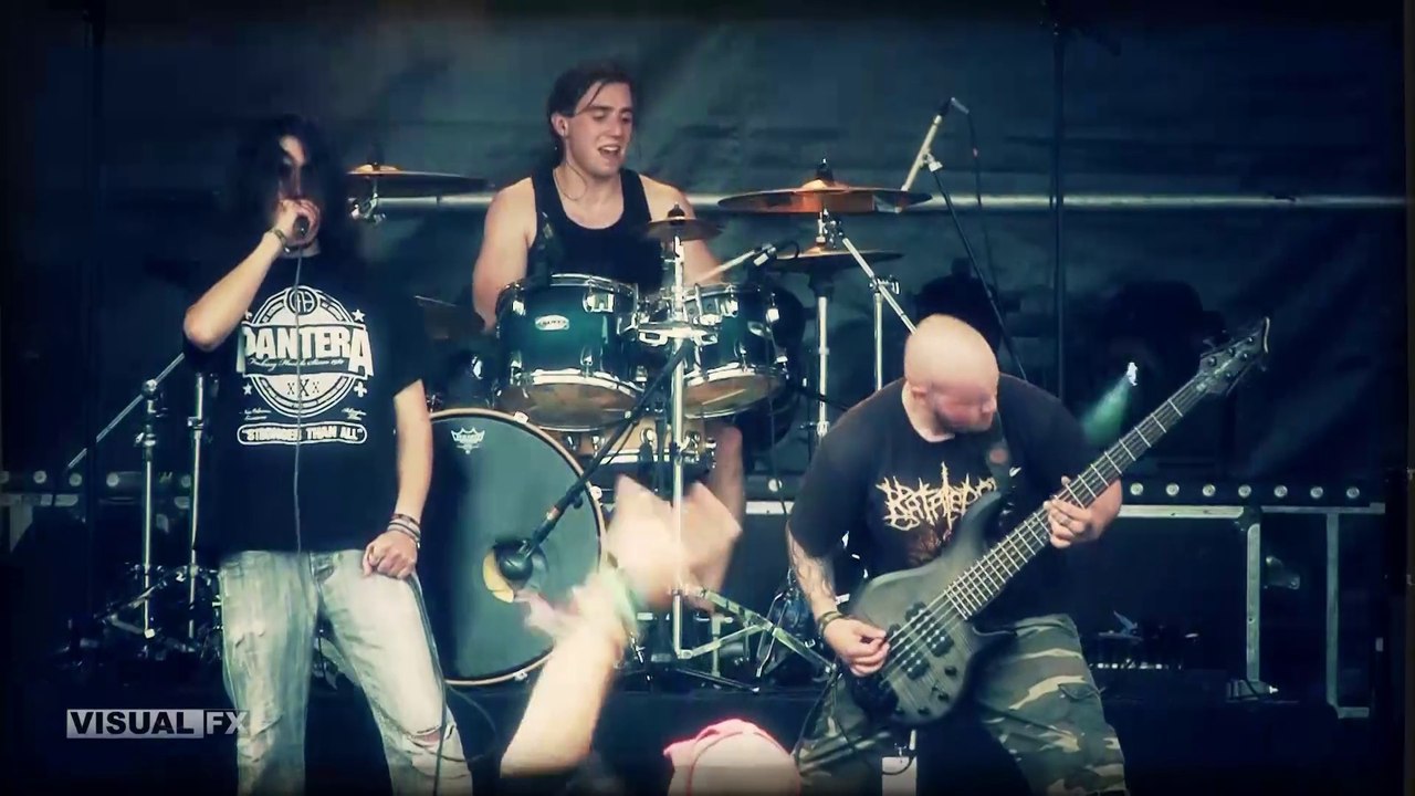 DAWN OF MIGHT JAWS Live Motocultor 2014 Visual Fx1