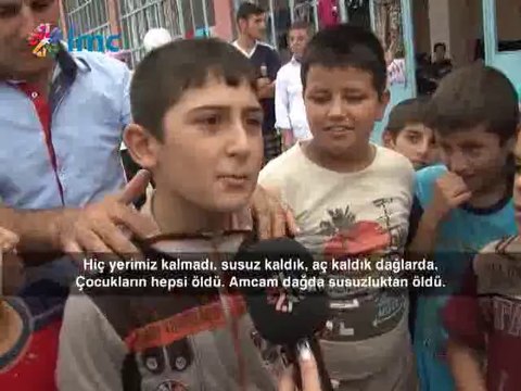 Şengalli çocuklar İMC TV'ye konuştu