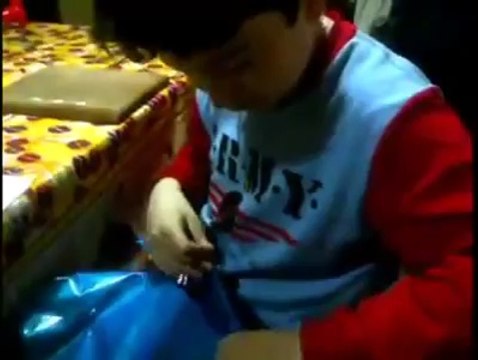 Worst gift ever for a little kid, but awesome reaction! Proud...