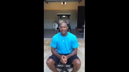Michael Jordan takes the ALS ice bucket challenge