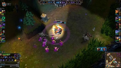 Un triple kill pour un bon Zed - League of legends