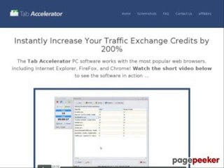 Tab Accelerator – Powerful Traffic Exchange Software
