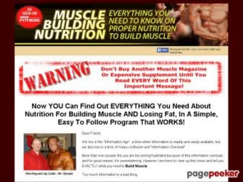 Muscle Building Nutrition