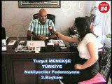 TÜRKİYE NAKLİYECİLER FEDERASYONU 2.BAŞKANI TURGUT MENEKŞE MEDYA 24'E KONUŞTU