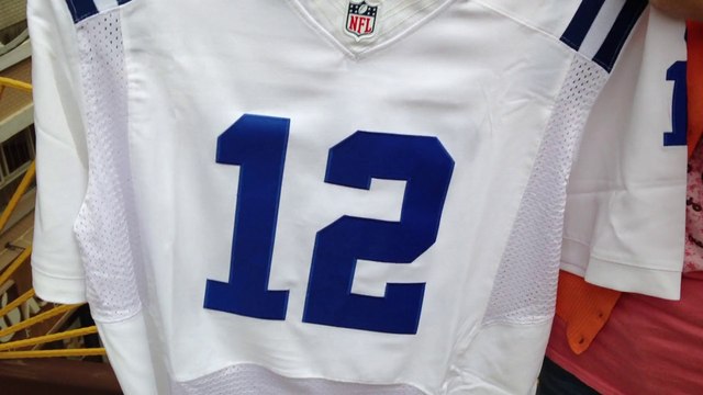 NIKE NFL Jerseys Indianapolis Colts 12 luck White Game Jerseys From Jerseys-china.cn