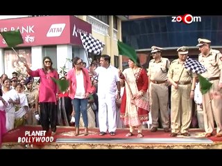 Rani Mukherjee promoting 'Mardaani' movie with Lady Police officers