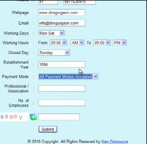Form Filling Demo - www.online-home-jobs.com - video Dailymotion