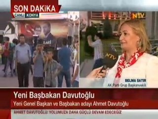 Скачать видео: İstanbul Milletvekili Ve Tbmm Ak Parti Grup Başkanvekili Mihrimah Belma Satır, Ahmet Davutoğlu'nun Yeni Başbakan Olarak Açıklanmasını Değerlendiriyor