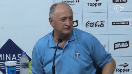 Felipão se irrita com questionamentos sobre retorno ao Mineirão