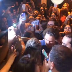 Sebastián Rulli terminando la función en Ciudad Obregon #LosDerechosDeLaMujer