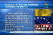 Critica Venezuela política intervencionista de EE.UU. en Medio Oriente