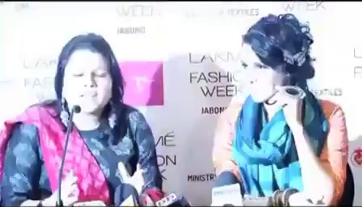 LFW - Neha Dhupia turns showstopper for Swati Vijaivargie
