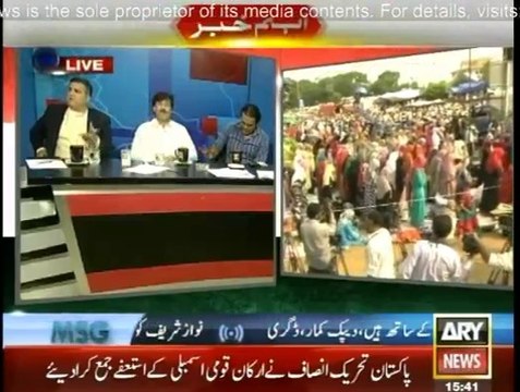 Shaukat Yousafzai calls PML N Danial Aziz Chamcha of Musharraf & Nawaz Sharif