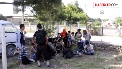 Ayvacık'ta Afganistan uyruklu 44 kaçak yakalandı