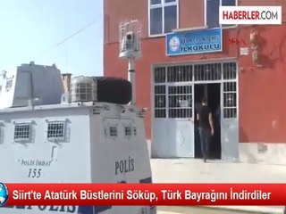 Siirt'te İki Okulda Atatürk Büstünü Yerinden Söktüler