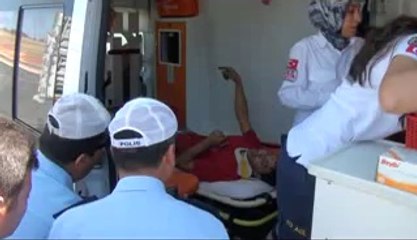 UŞAK-İZMİR KARAYOLUNDA TRAFİK KAZASI YAŞANDI