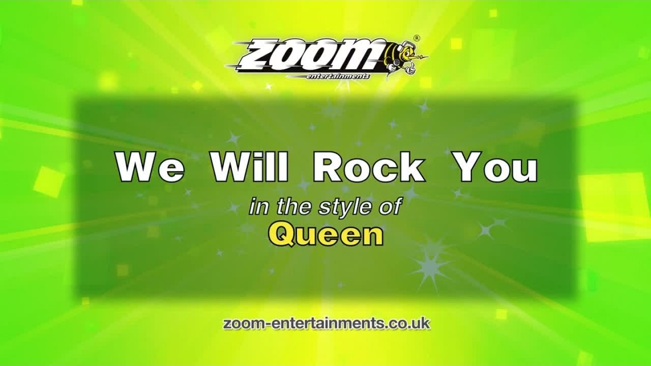 Queen We Will Rock You Lyrics Karaoke