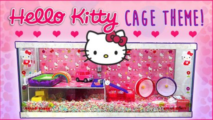 HELLO KITTY Hamster Cage Theme! (+ Secret?)