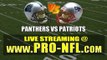 Watch Carolina Panthers vs New England Patriots Jets NFL Live Stream
