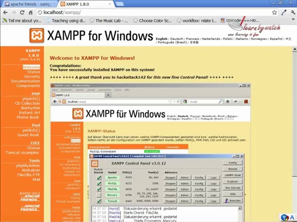 Installing XAMPP on Windows lesson # 2