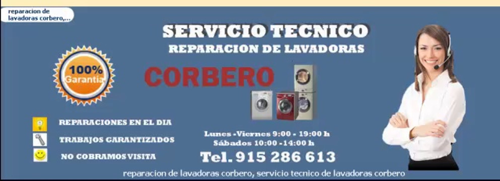 servicio tecnico lavadoras corbero hoy