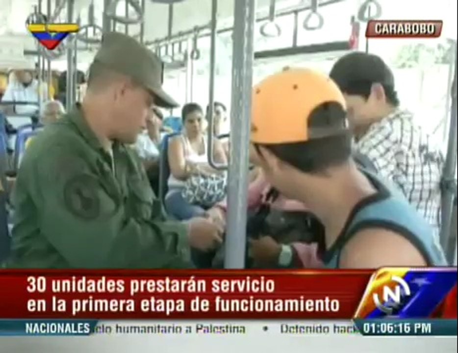 (Vídeo) Gobernador Francisco Ameliach inspeccionó sistema de transporte masivo TransCarabobo