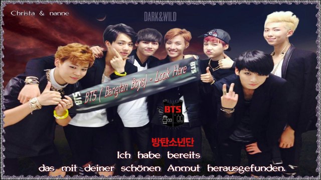 BTS (Bangtan Boys) - Look Here k-pop [german sub] 1집 DARK&WILD