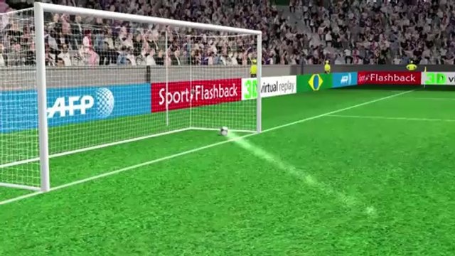 The Goal from Zlatan Ibrahimovic (PSG) in the 7th minute of the first half