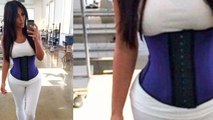 Kim Kardashian Reveals Super Thin Waist Thanks to High Fashion Fitness Garment