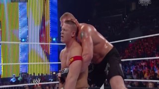 Brock Lesnar Beatdown of John Cena