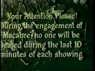 MACABRE 1958 trailer VERY RARE LONG VERSION!  #1